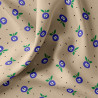 Printed Cotton YANICK Linen / Blue